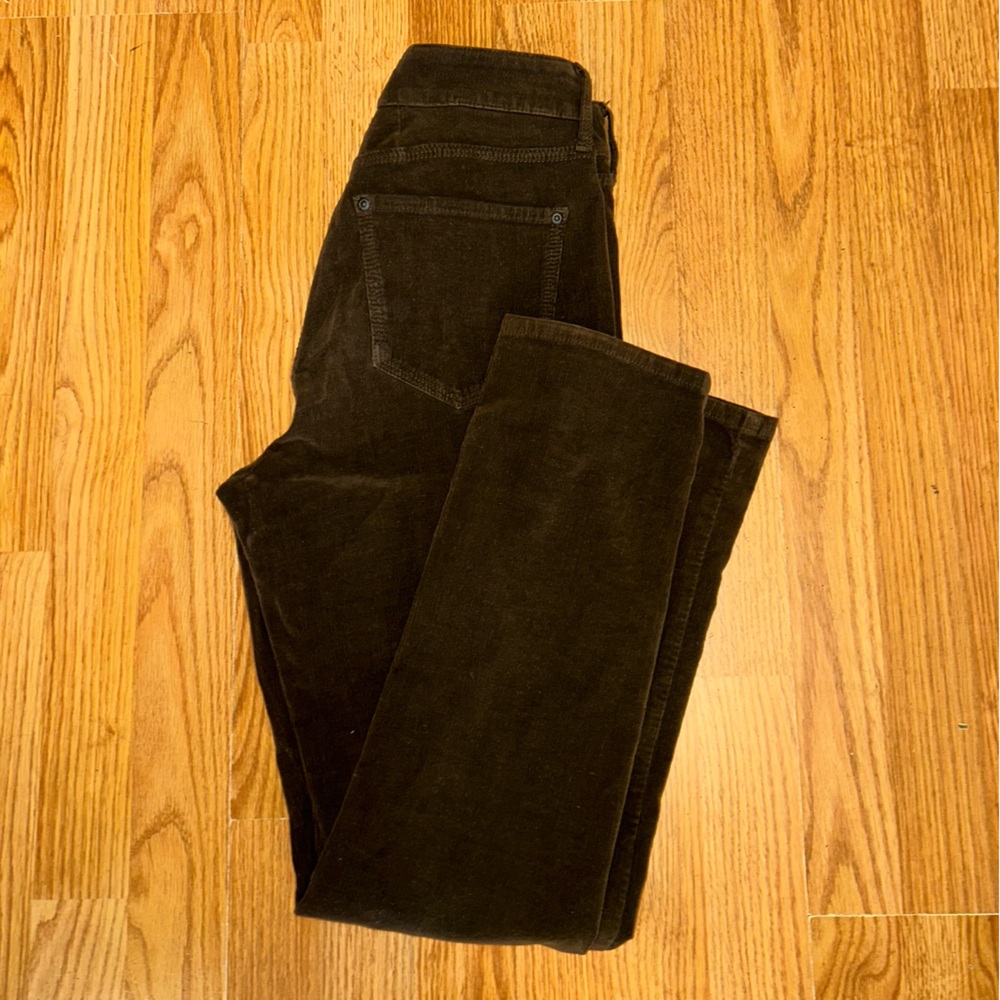 NYDJ brown corduroy legging size 6 - Picture 2 of 3